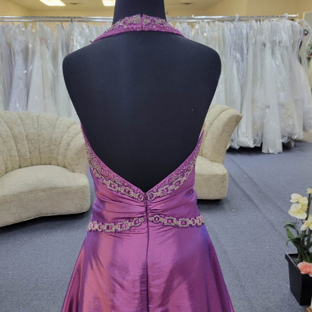 CASSANDRA STONE AMETHYST DRESS - Picture 8 of 13